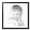 ArtToFrames 26x26" Matted Picture Frame with 22x22" Single Mat Photo Opening Framed in 1.25" Black and 2" Mat (FWM-3926-26x26)